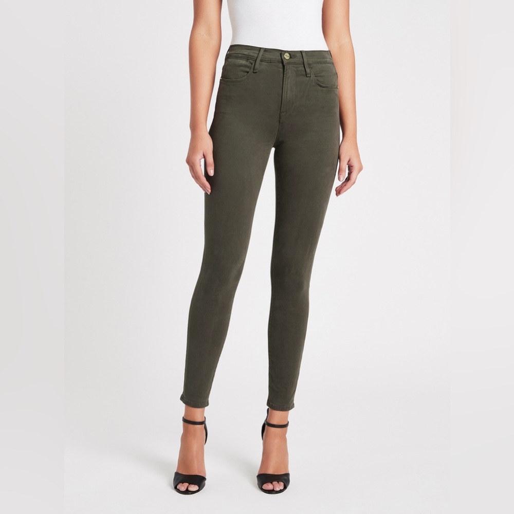 Frame Denim Le High Skinny Sateen Jeans Pants 25